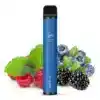 Elfbar Mad Blue Produktbild mit Himbeeren, Blaubeeren und Brombeeren im Hintergrund
