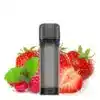ELFA PODS Strawberry Raspberry Produktbild mit Erdbeere und Himbeere im Hintergrund