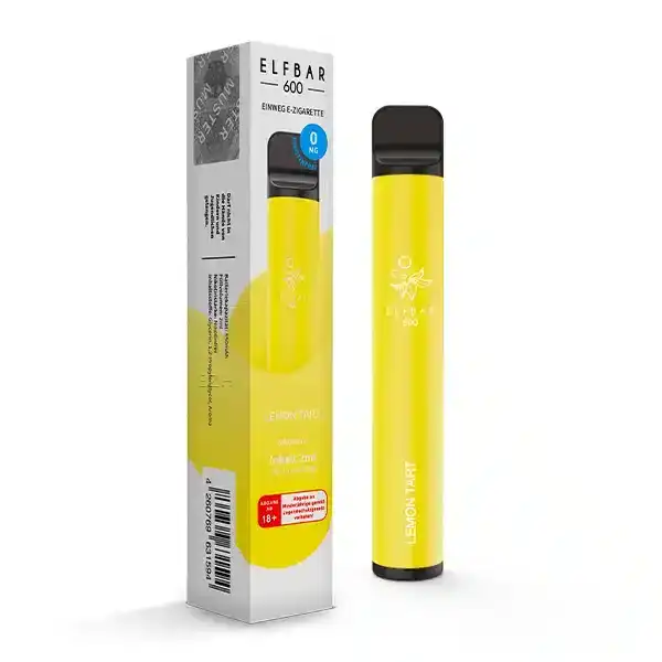 Elfbar Lemon Tart Produktbild mit Verpackung