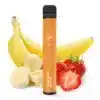 Elfbar Strawberry Banana Produktbild mit Bananen und Erdbeeren im Hintergrund