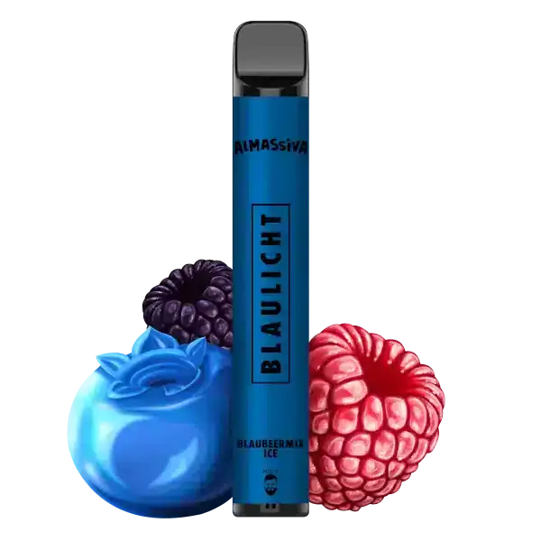 Al Massiva Blaulicht mit Brombeere, Himbeere und Blaubeere abgebildet jetzt bei WorldWideVapes.de