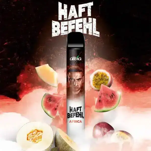 Haftbefehl Africa Produktbild mit Melone und Maracuja abgebildet