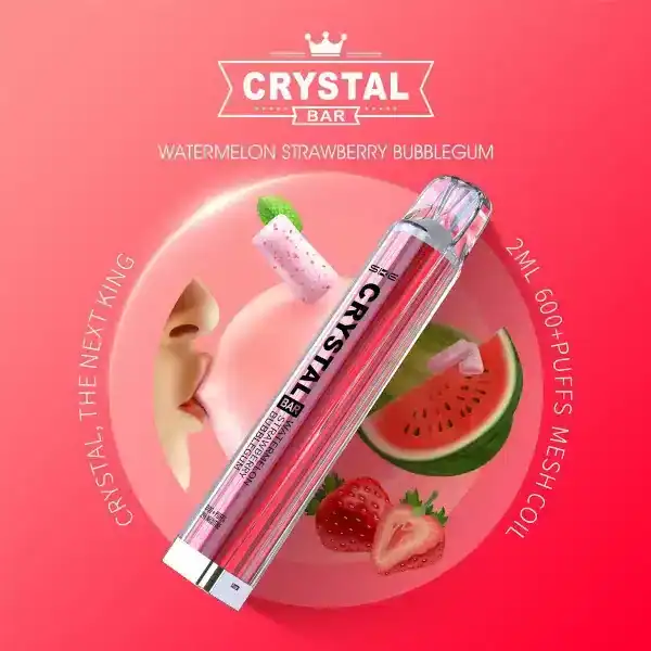 Crystal Bar Watermelon Strawberry Bubblegum