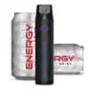 Pod Salt Energy Produktbild mit zwei Energydrinks im Hintergrund