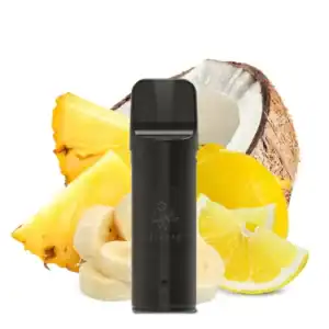ELFA Pods Tropical Fruit mit Banane, Ananas und Kokosnuss abgebildet