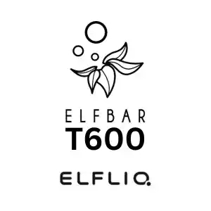 Bild mit Elbar T600 und Elfliq Logo.