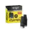 Beam Premium Refill Pod Pack mit zwei Pods für das BEAM Dual Pod System. Die Pods verfügen über eine Longlife Mesh Coil für eine verbesserte Dampfproduktion und Langlebigkeit, verpackt in einer gelben Box mit dem 'REVOLTAGE'-Branding.
