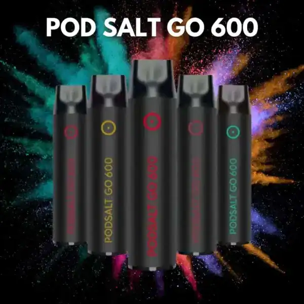 Pod Salt Go 600 – Einweg-Vapes in verschiedenen Farben für ein intensives Dampferlebnis. Mit 600 Zügen und Pod Salt Technologie für verbesserten Geschmack und Nikotinaufnahme.