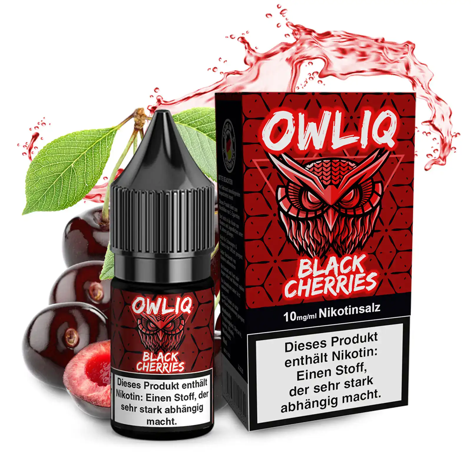 OWLIQ Black Cherries Liquid 10 mg/ml