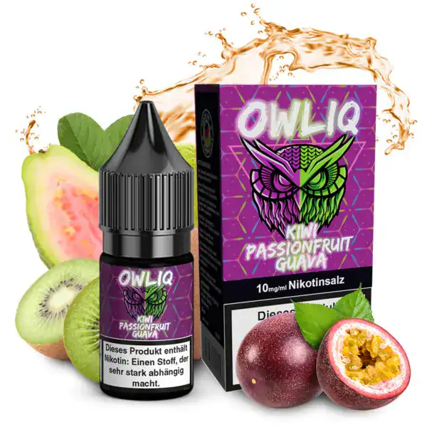 OWLIQ Kiwi Passionfruit Guava Liquid 10 mg/ml