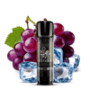 ELFBAR ELFA Pods Grape Ice mit fruchtigen Trauben und Eiswürfeln im Hintergrund – Nikotingehalt: 20 mg/ml.